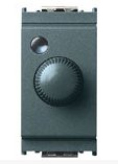 Regolatore 230V 100-500W + PUSH GRIGIO