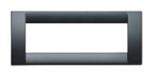 Placca classica 6M tecn.grigio GRAFITE