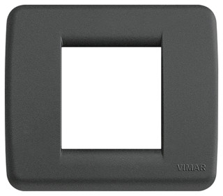 Placca rond? 1-2M silk nero V5