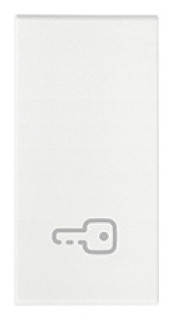 TASTO 1M SIMBOLO CHIAVE BIANCO