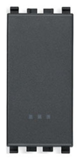Interruttore 1P 16AX grigio