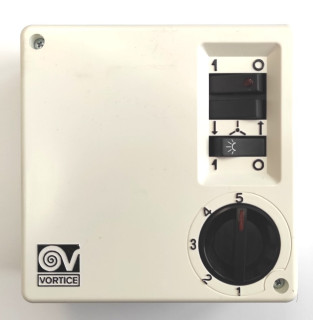 SCRR5L REGOLATORE DI VELOCITA' REVERSIBILE + COMANDO LUCI PER NORDIK MAX 250W