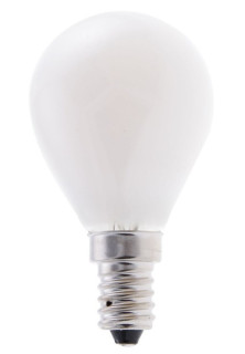 Lampada FILOLED sfera E14 opale bianco latte  4W 3000°K 470Lm 330°