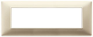 Placca 7M champagne opaco